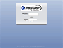 Tablet Screenshot of mail.dpsama.com